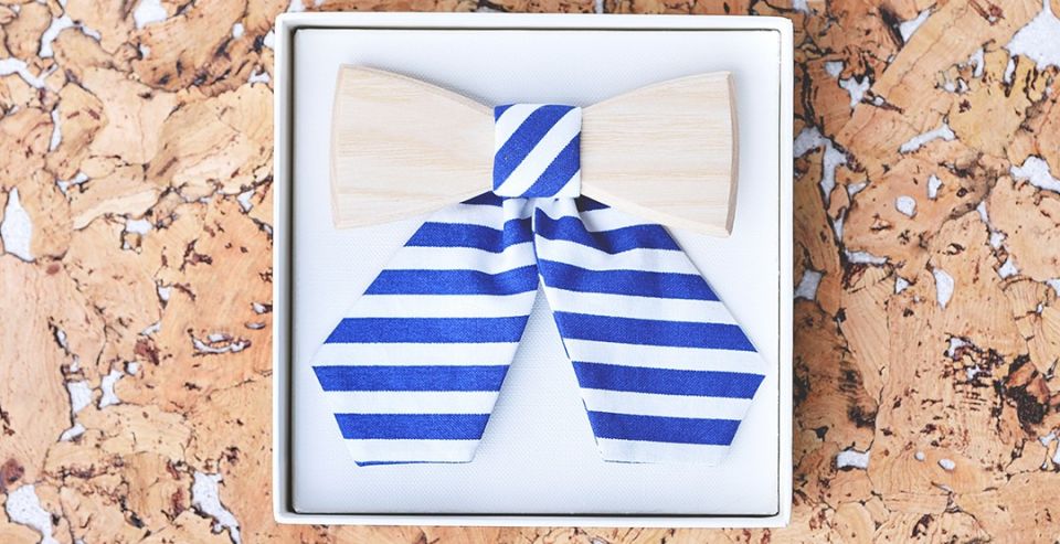 BeWooden - Wooden bow tie Grea