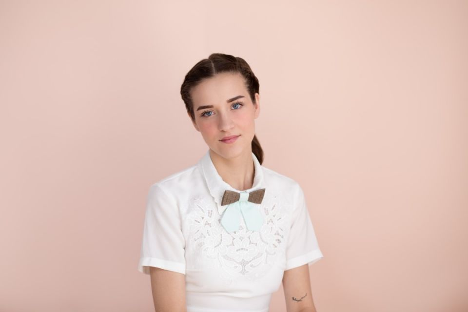 BeWooden - Wooden bow tie Denique for her