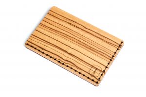 Wooden card holder Linea Note