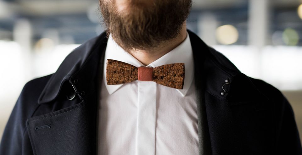 wooden bow tie Reame handmade model wooden bow tie Reame handmade model