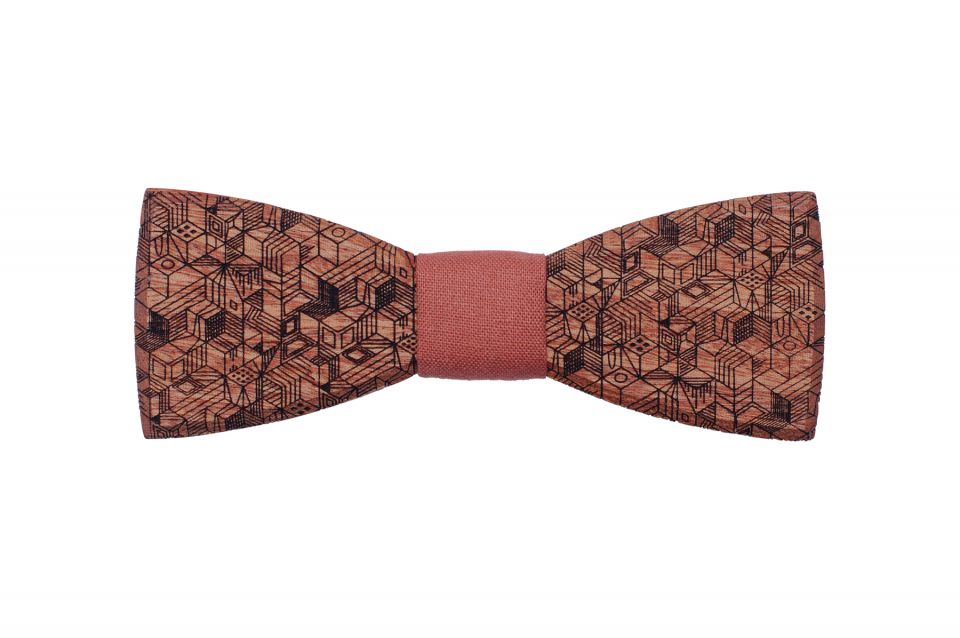 Wooden bow tie Reame stylish & unique | BeWooden
