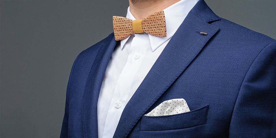 BeWooden - pocket Square suit unique Dots square Sole