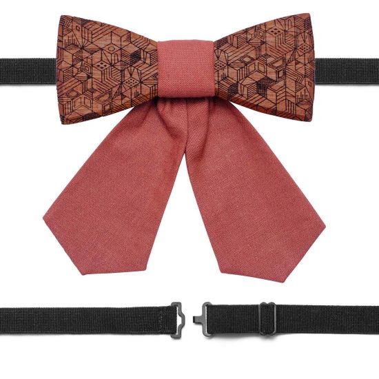 Wooden bow tie Rea for modern ladies | BeWooden