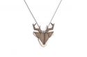 Wooden pendant Deer Pendant