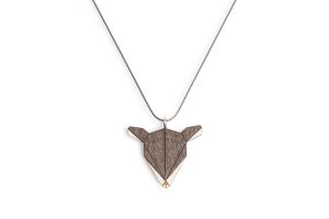 Wooden pendant Doe Pendant