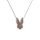 Wooden pendant Hare Pendant