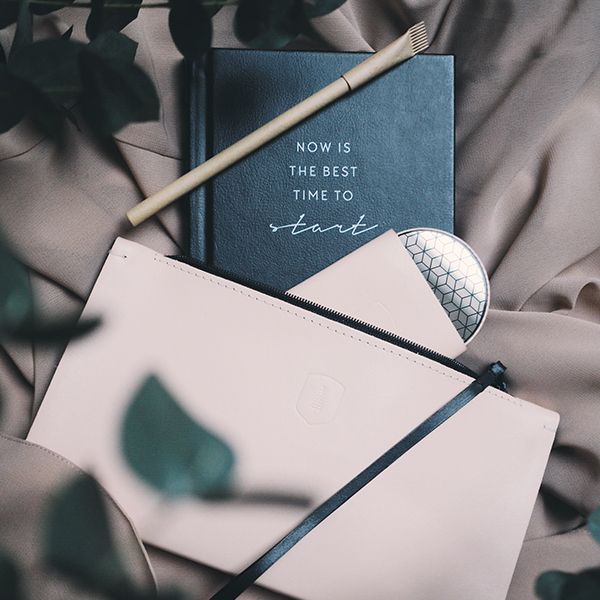 The Vespa Clutch Handbag and the BeWooden Liti Pocket Mirror
