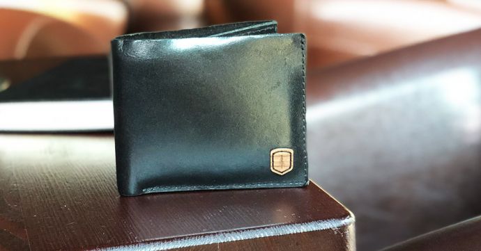 RFID Card Protection Men's Wallet High Quality Black Leather Tri-fold Wallet  Purse With I.D & Coin Pouch Pocket Gift Boxed - Etsy