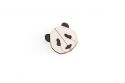 Wooden brooch Panda Brooch