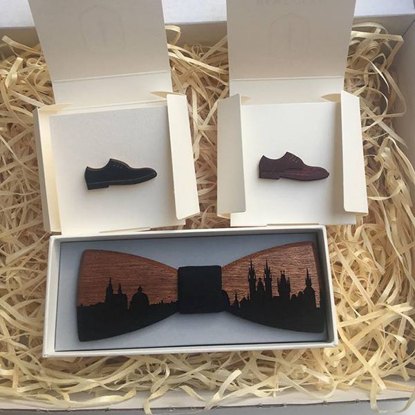 The BeWooden wooden bow tie for the Beauty of Help organisation