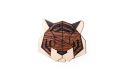 Wooden brooch Tiger Brooch