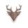 Wooden brooch Deer Brooch