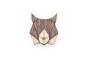 Wooden brooch Lynx Brooch