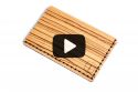 Wooden card holder Linea Note