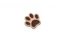 Wooden brooch Paw Brooch