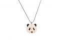 Wooden pendant Panda Pendant