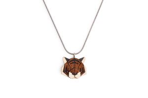 Wooden pendant Tiger Pendant