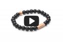 Beaded bracelet Nox Zebrano Bracelet