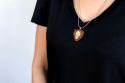 Wooden pendant Lion Pendant