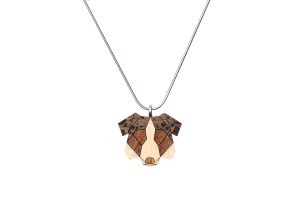 Wooden pendant Australian Shepherd Pendant