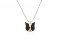 Wooden pendant Black Cat Pendant