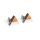 Red Earrings Triangle
