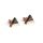 Rose Earrings Triangle