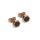 Rose Earrings Hexagon