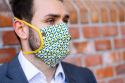 Stylish face mask Meri Mask BeWooden made from 100% cotton