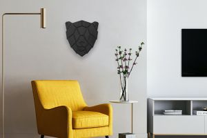 Wooden decoration Lion Nox Polygon