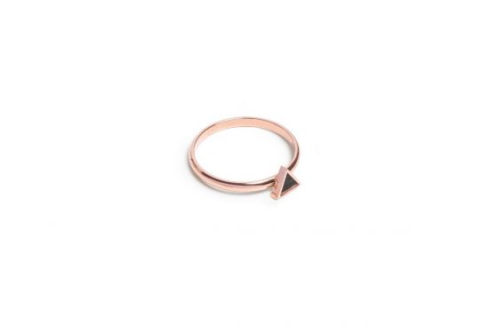 Rose Triangle Ring