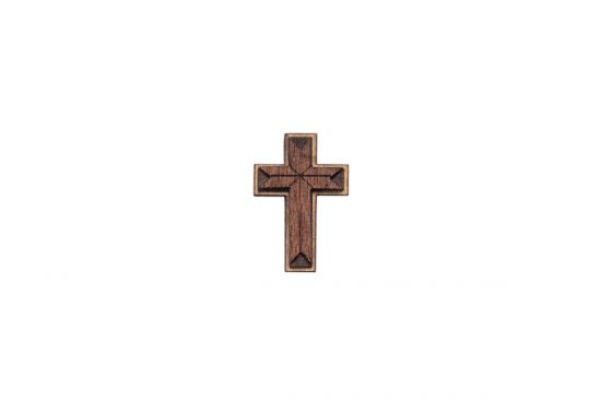Wooden brooch Agnus Cross Brooch Wooden brooch Agnus Cross Brooch