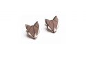 Wooden earrings Wolf Earrings
