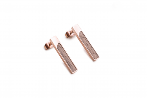 Metal earrings Lumen Earrings Rectangle