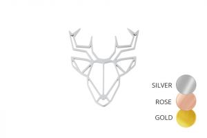 Metal brooch Deer Steel Brooch