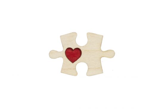 Wooden brooch Puzzle 1 Brooch