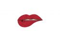 Wooden brooch Lips Brooch