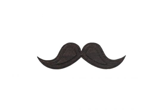 Wooden brooch Moustache Brooch
