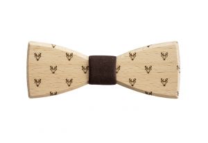 Wooden bowtie Deer Bow Tie