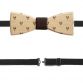 Wooden bowtie Deer Bow Tie