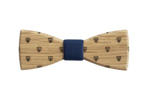 Wooden bowtie Lion Bow Tie