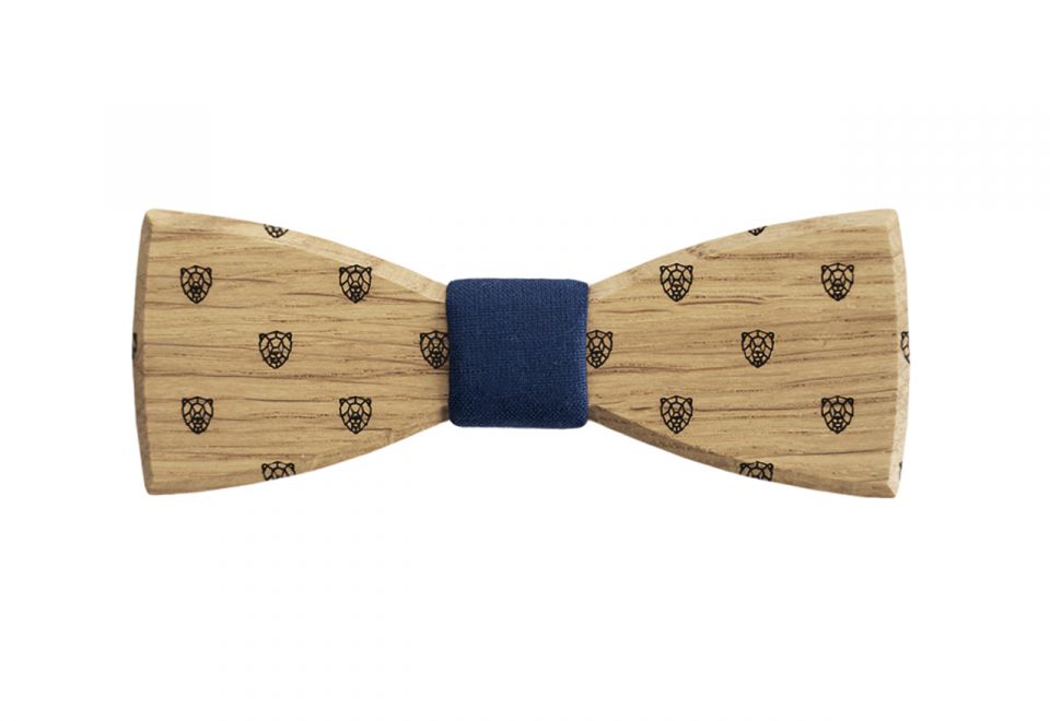 Wooden bow tie for men