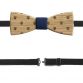 Wooden bowtie Lion Bow Tie