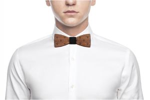 Wooden bowtie Fox Bow Tie