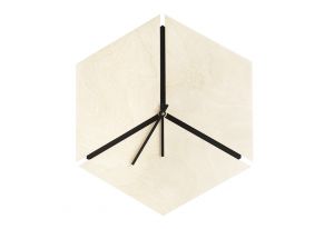 Wooden clock Tetrius Clock
