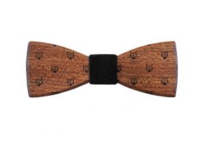 Wooden bowtie Fox Bow Tie