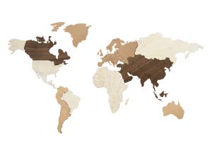 Wooden map Map