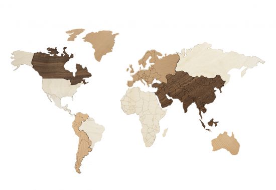 Wooden map Map