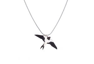 Wooden pendant Swallow Pendant