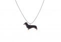 Wooden pendant Walking Dachshund Pendant